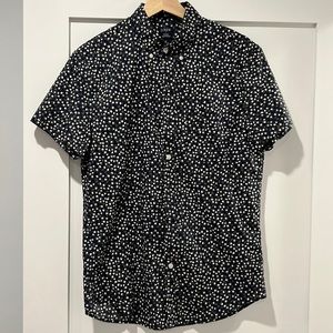 Jcrew Floral Print Patterned Button Down